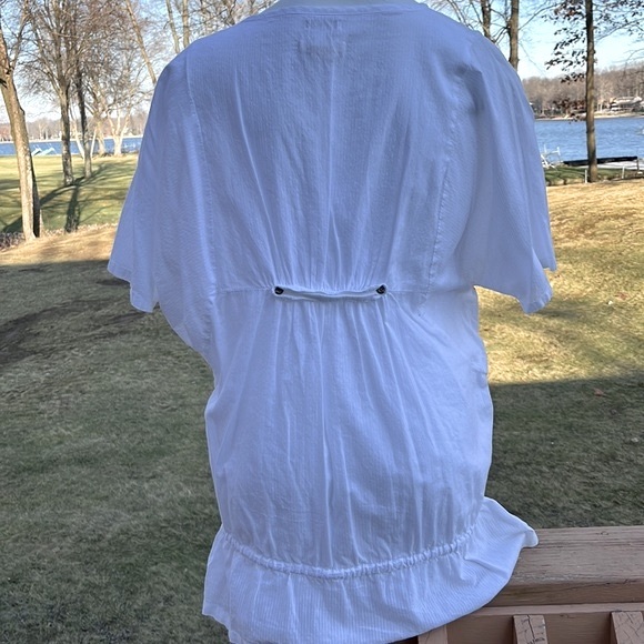 Cotton Ruff Hewn tunic or bathing suit coverup XL - Picture 3 of 10